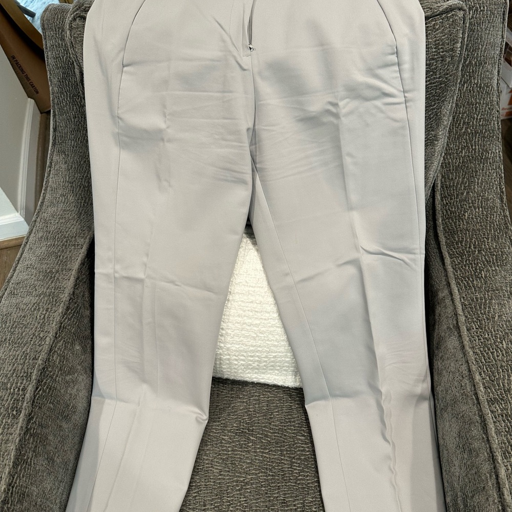 Amanda & Chelsea Light Gray Ankle Pants